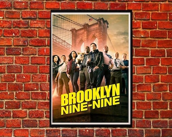 Plakat filmowy Brooklyn Nine-Nine, dekoracja ścienna