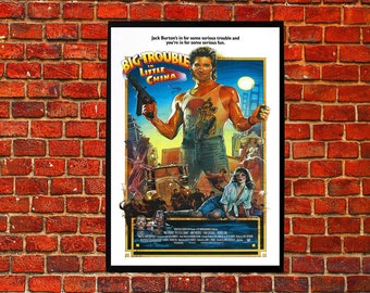 Big Trouble in Little China (1986) Artwork Cover Home Decor Poster Big Trouble in Little China (1986) Artwork Cover Home Decor Poster