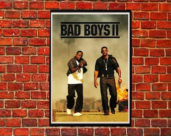 Bad Boys II (2003) plakat filmowy wydruk sztuka dekoracja ścienna