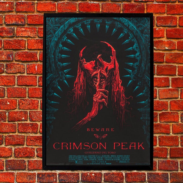 Póster de la película Crimson Peak Artwork Imagen de decoración del hogar Póster de la película Crimson Peak Artwork Imagen de decoración del hogar Obra de arte Crimson Peak