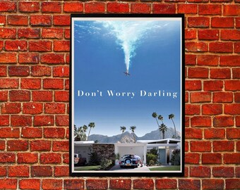Plakat filmowy Don't Worry Darling (2022) dekoracja ścienna do druku artystycznego
