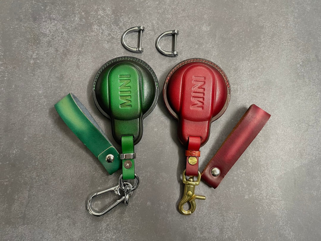 Mini Cooper Key Fob Cover Leather Key Case for Mom, 20062014 Stylish