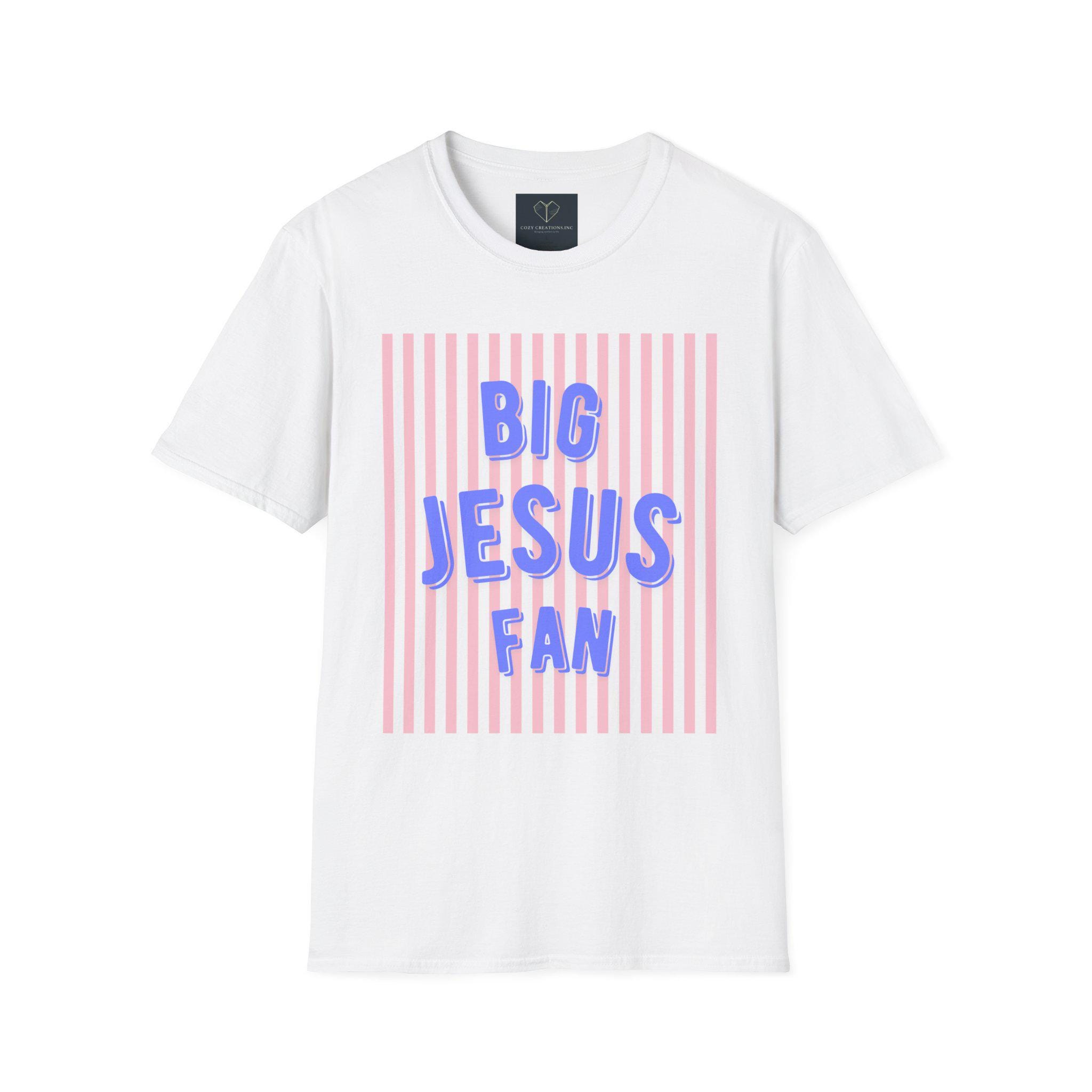 Big Jesus Fan T-shirt: Unisex Christian Apparel - Etsy