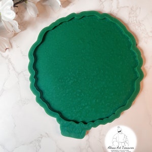 Irregular Silicone Tray Mold | Tray Mold for Resin Craft | 7.5 inch Tray Silicone Mold For Resin Casting
