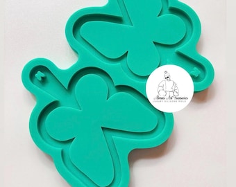 Butterfly Mirror Silicone Mold: 3-Inch Resin Craft Mould