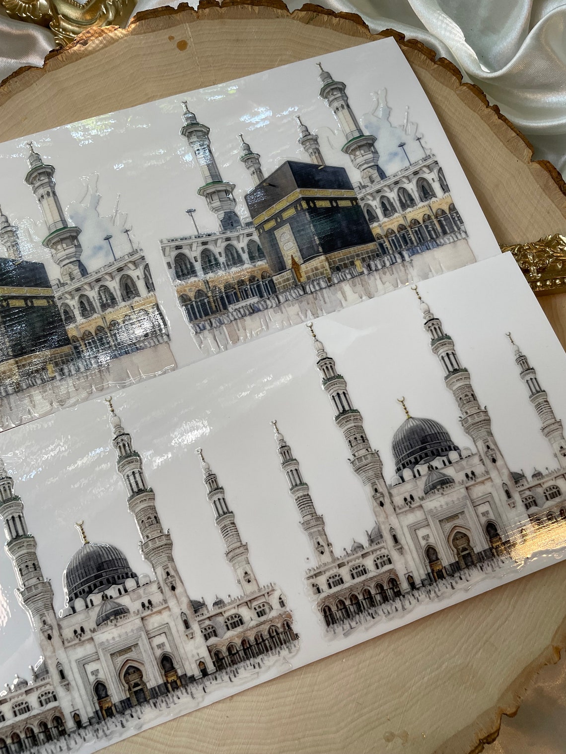 Hajj Mubarak Kaaba UVDTF Sticker, Resin Transfer Sticker - Etsy
