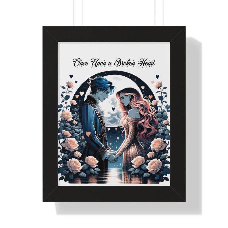 Once Upon a Broken Heart Framed Poster, Jacks and Evangeline Poster