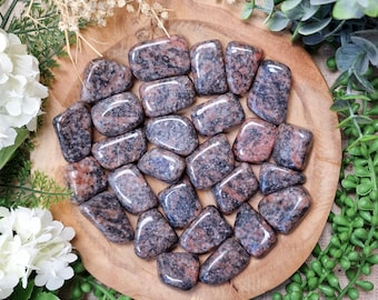 Tan Brown Granite Tumbled Stone, Crystal Gemstone Polished Natural High Quality Grade Mineral Rock Resilience Earth Power Inner Structure