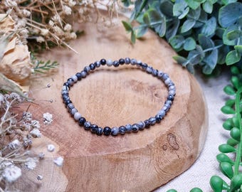 Picasso Jasper Bracelet 4mm | Creativity Strength Clarity Root Sacral Chakra | High Quality Genuine Gemstone Crystal Jewelry Men Women