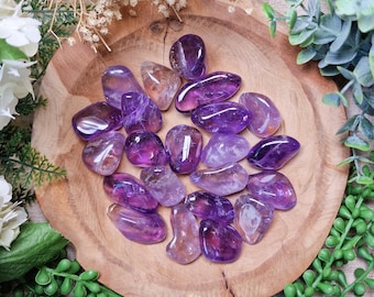 Ametrine Tumbled Stone, Crystal Gemstone Polished Natural High Quality Mineral Rock Amethyst Citrine Bolivia Africa Solar Plexus Third Eye