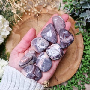 Porcelain Jasper Tumbled Stone Crystal Gemstone Polished Natural High Quality Grade Mineral Rock Hyacinth Sci-Fi Jasper Heart Root Third Eye