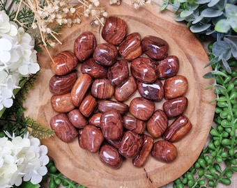 Karlsbad Sprudelstein Tumbled Stone, Crystal Gemstone Polished Natural High Quality Mineral Rock Brown Aragonite Karlovy Vary Czech Republic