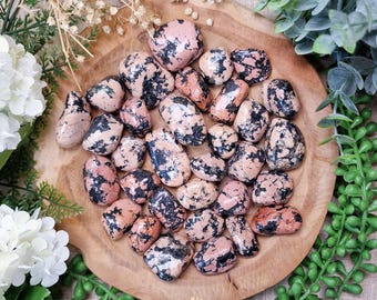 Luxullianite Tumbled Stone, Crystal Gemstone Polished Natural High Quality Grade Mineral Rock England United Kingdom Granite Inner Alchemy