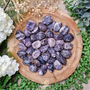 Sagenite Fluorite Tumbled Stone, Crystal Gemstone Polished Natural High Quality Mineral Rock Rutile Energetic Purification Mental Rewiring