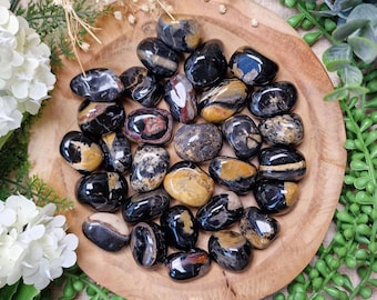 Sardonyx Tumbled Stone, Crystal Gemstone Polished Natural High Quality Grade Mineral Rock Confidence Courage Grounding Stability Willpower