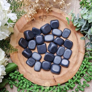 Basalt Tumbled Stone, Crystal Gemstone Polished Natural High Quality Mineral Lava Volcanic Rock Volcano Aries Scorpio Capricorn Element Fire