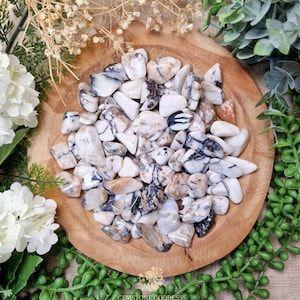 Cassiterite in Quartz Tumbled Stone, Crystal Gemstone Polished Natural High Quality Grade Mineral Rock Bolivia Strength Manifestation