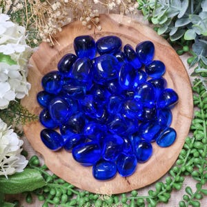 Dark Blue Andara Obsidian Tumbled Stone, Crystal Gemstone Polished Rock Sacred Light Encoded 5D Ascension Lemurian Andaras Vortex Mt Shasta