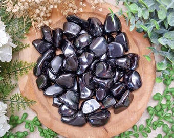 Magnetite Tumbled Stone, Crystal Gemstone Polished Natural High Quality Grade Mineral Rock Attraction Balance Manifestation Energy Alignment