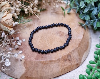 Lava Stone Bracelet 4mm Grounding Strength Emotional Stability Root Chakra Diffuser High Quality Genuine Gemstone Crystal Jewelry Men Women