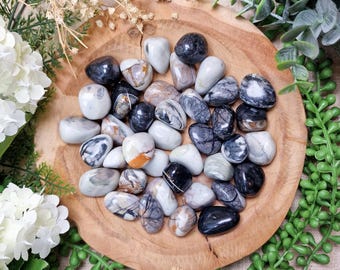 Picasso Jasper Tumbled Stone Crystal Gemstone Polished Natural High Quality Grade Mineral Rock Creativity Grounding Strength Healing Clarity
