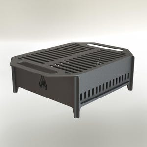 折りたたみ式ポータブルグリル DXF ファイル | BBQ ファイヤーピット レーザーカット ファイル | DIY メタルグリル プラン