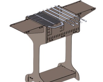 CNC-Dxf-Dateien, Plasma-Dxf-Dateien, Lagerfeuer-Dxf-Dateien, Plasmaschneiden, Klappgrill, Klapplagerfeuer, Camping, BBQ-Dxf-Dateien, Lagerfeuer