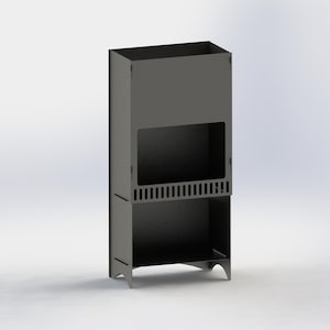 DXF Datei Datei - Faltbare Feuerstelle im Freien -Plasma, Wasserstrahl, Laserschneiden - DIY Feuerstelle Design - Digitaler Download
