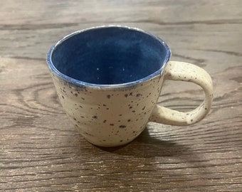 Speckled Blue Ceramic Mug