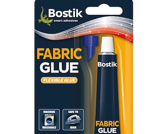 Bostik Fabric Glue, Ultra Strong and Long Lasting, Withstands Machine Washing and Ironing, 20ml