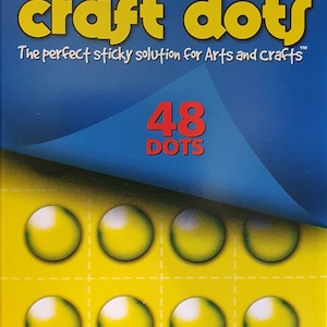 4 x Craft Adhesive Dots Permanent Adhesive Pack of 48