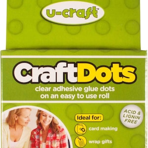 U-Craft Craft Adhesive Dots Permanent x 200