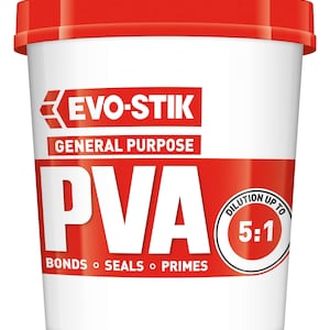 2 Evo Stik Super Evo Bond PVA Gebäudekleber Grundierung Versiegelung Beimischung 500ml 122000