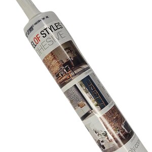 Rebel Of Styles Adhésif polymère MS Rebel Of Styles, colle résistante tout usage, noire, cartouche de 290 ml, usage intérieur