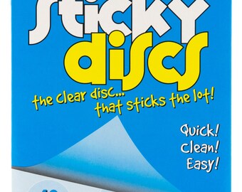 36 x Sticky Discs Ready Cut Tape Circles pegamento adhesivo 60 por paquete 200501