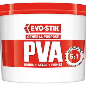 2 Evo Stik Super Evo Bond PVA Aufbaukleber Grundier Versiegelung Beimischung 2,5 Liter