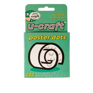 U-Craft Poster Klebepunkte 14mm Durchmesser x 200