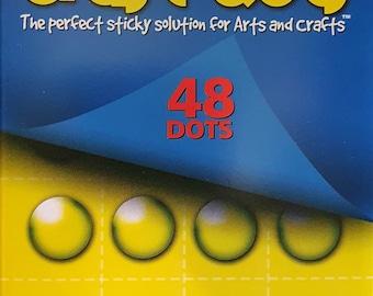 2 x Craft Adhesive Dots Permanent Adhesive Pack of 48