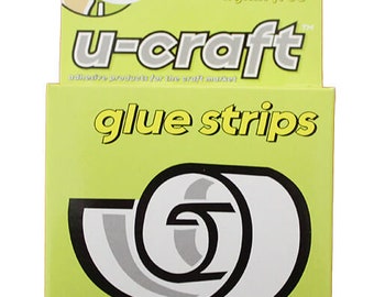 24 U-Craft Doppelseitiger Permanentkleber Klebestreifen Line Tape 4mm x 8m 201079