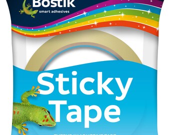 2 x Bostik Sticky Tape Single Single Easy Tear 24mm x 50m