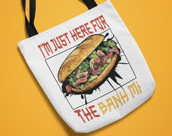 Grappige Vietnam Banh Mi Sandwich Bag, Banh mi Azië reistas, grappig cadeau voor Azië Backpacker