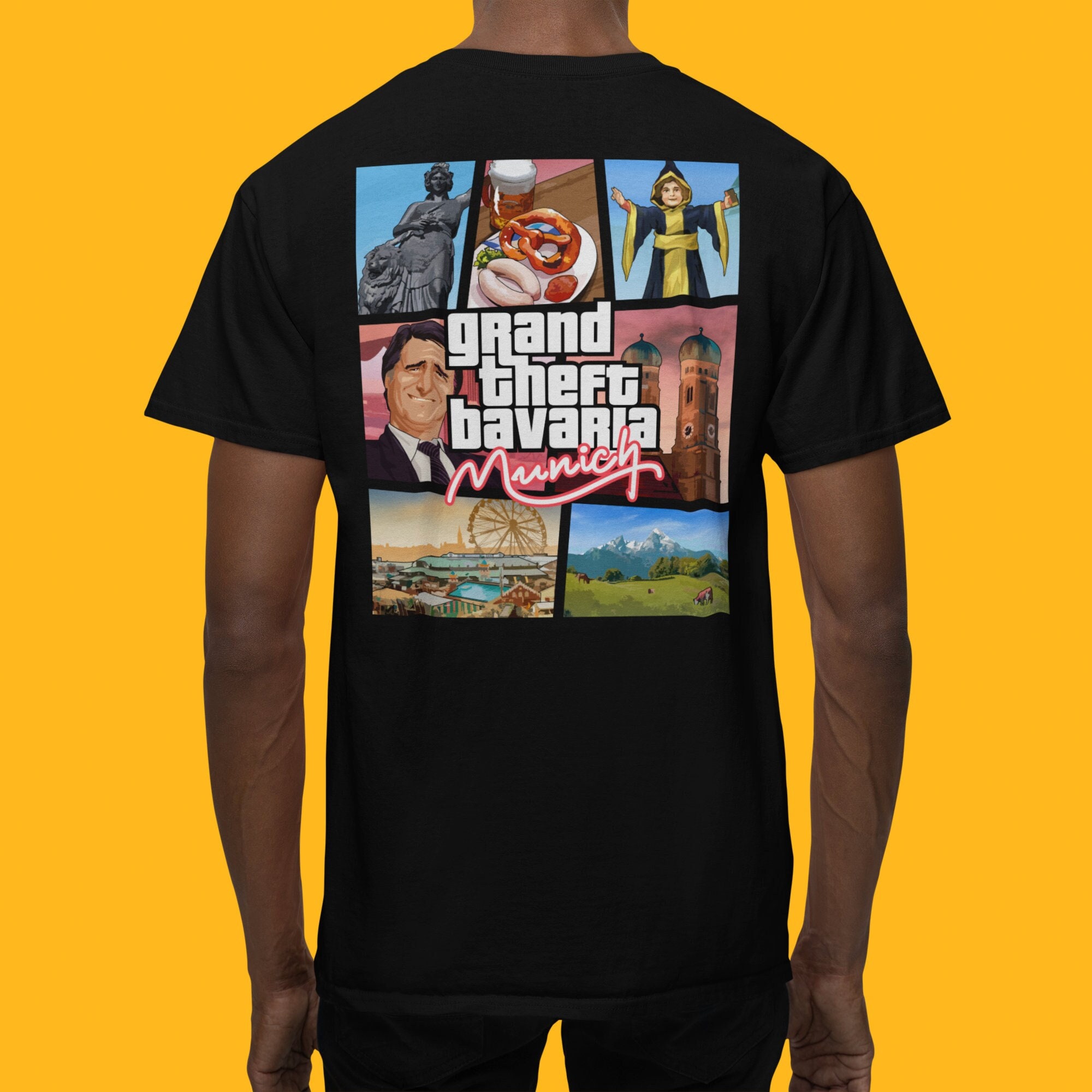 Grand Theft Shirt, - Kindl Print T Bavaria Shirt Bavaria Bavaria Etsy Men, Back Shirt Münchner Home