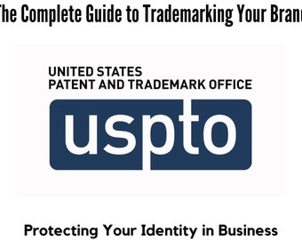 Trademark Registration, USPTO, Trademark, Registration, Trademark Logo, Trademark Infringement, Instant, PDF, Handbook, Digital Download