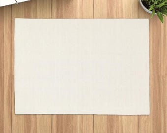 Solid Kilim loom Natural White Color Wool Kilim Rug Handwoven, Handmade Rug, Flatweave Rug, Bohemian Rug  Durrie Rug Custom Wool Rug Durrie