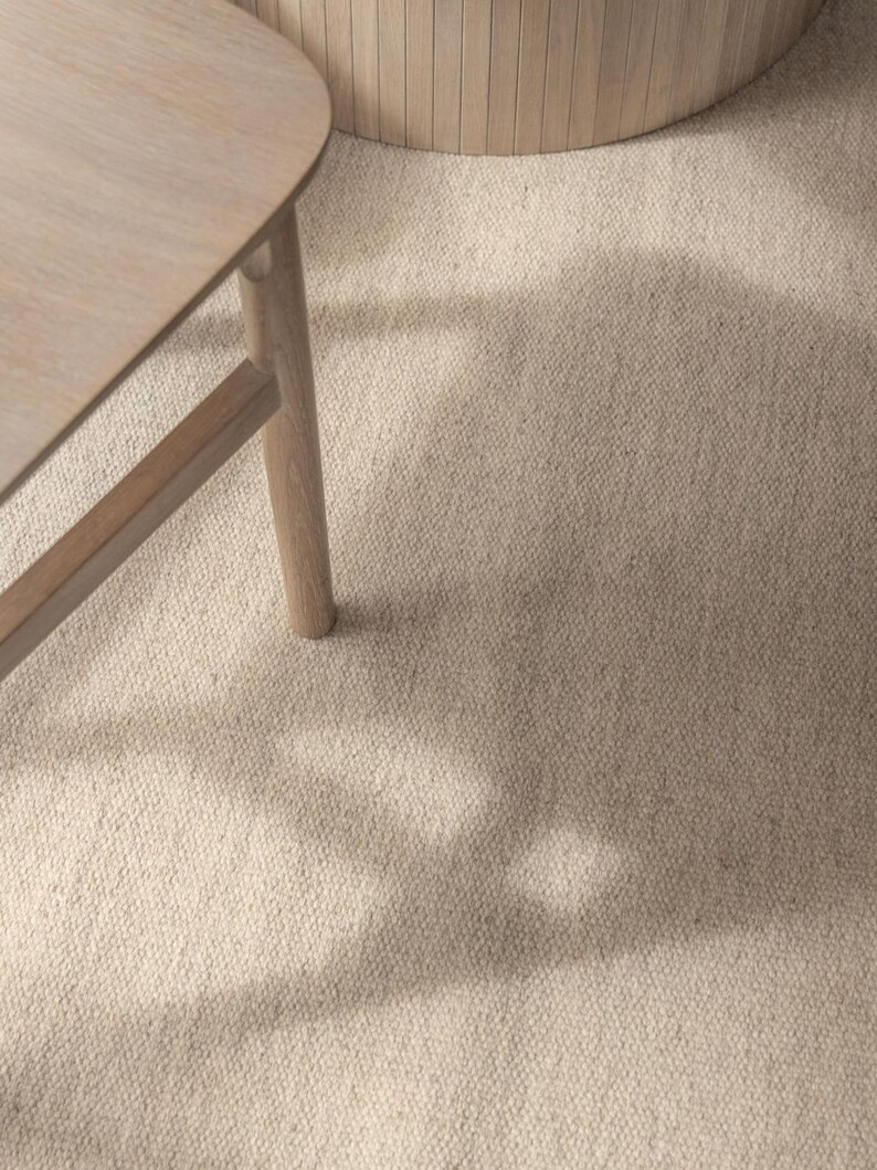 Spring Harvest - Beige Wool Kilim Rug Handwoven, Handmade Rug ...