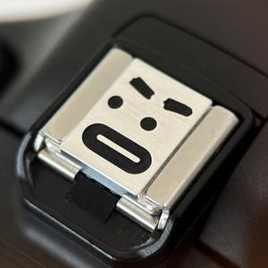 Leuke flitsschoenhoes voor camera, DSLR-camera, flitsschoenhoes, handgemaakte Canon Nikon Sony flitsschoenaccessoire