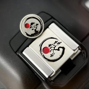 Unikalna konstrukcja osłony gorącej stopki do aparatu, zestaw przycisków migawki, akcesorium do aparatu, prezent dla właściciela aparatu, japoński design