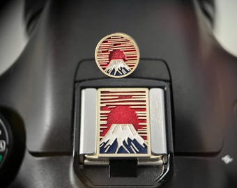 Mount Fuji In The Sunlight Hot Shoe Cover, Camera Shutter Button, Unique Camera Accessories, Gift for Camera Owner, Camera Accessories