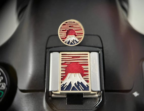 Mount Fuji In The Sunlight Hot Shoe Cover, Camera Shutter Button, Unique Camera Accessories, Gift for Camera Owner, Camera Accessories