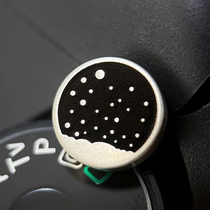 Cubierta de zapata para fotos con cielo estrellado, botón de obturador personalizado, zapata y obturador personalizables, regalo único para fotógrafos.
